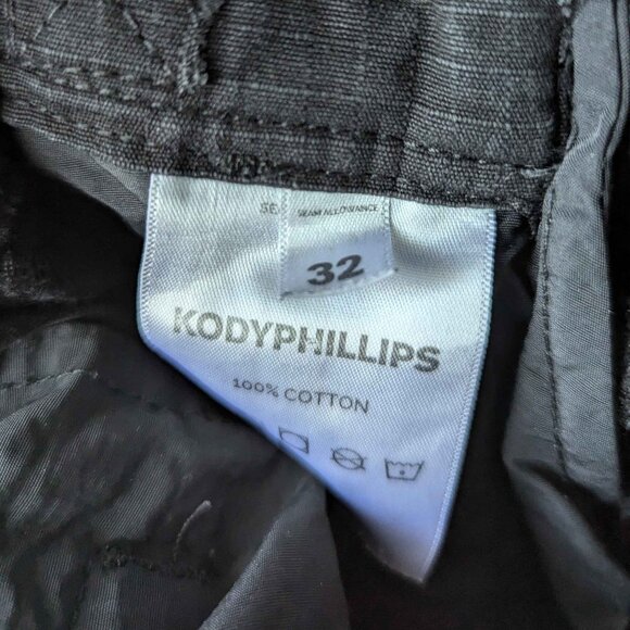Cargo Zipper Pants Kody Phillips Waist 32 - Picture 11 of 11